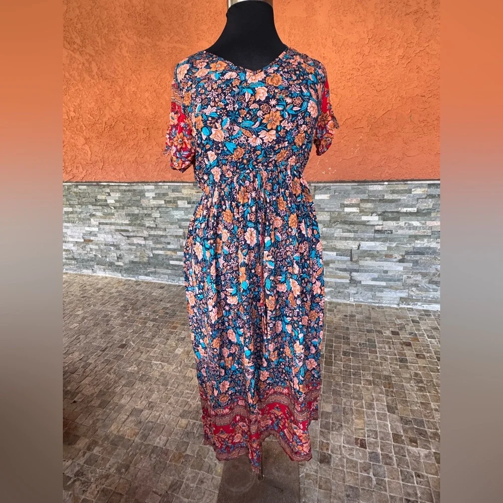 Floral Multicolor Dress - Picture 3 of 9